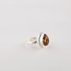 Yellow Citrine Gemstone Sterling Silver Handmade Jewelry Engagement Ring For Women RR-77-16