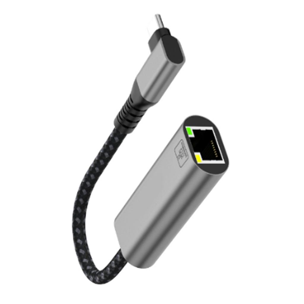 USB C to Gigabit Ethernet Networking Adapter Dongle USB Networking Adapter 90 Degree Angle USB C Fast Ethernet Adapter