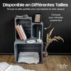 Caisse en Bois Gris - CREATIVE DECO - 30 x 20 x 15 cm - Rangement Bois - Vintage - Cagette en Bois