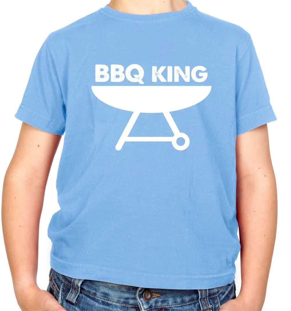 BBQ King - Kids T-Shirt - Barbecue Chef Funny Dad Father Grill Meat 100