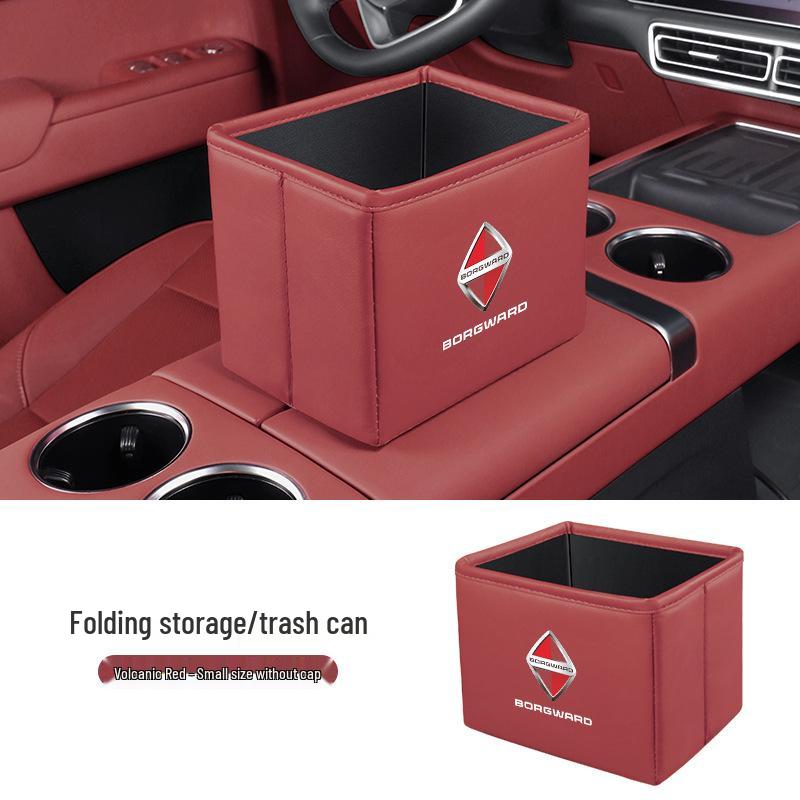 Borgward BX Series Car Storage and Folding Trash Can Box