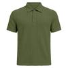Men's Casual Zip-Up Short-Sleeve Top