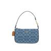 Nolita 19 Denim Presbyopia Mahjong Bag Denim Shoulder Bag Small Women's Navy Blue