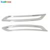 Rear Bumper Fog Light Lamp Cover Trim For Volvo XC60 2018   Chrome Car Tail Foglight Foglamp Bezel Trims Accessories