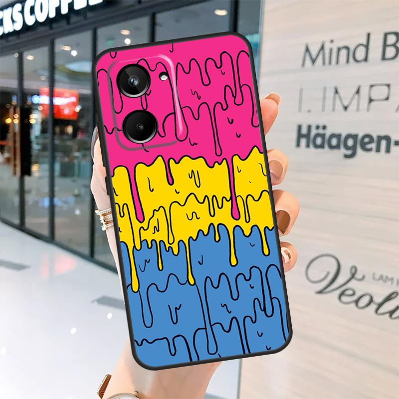Pastel Kawaii Melting LGBTQ Design Case For Realme GT7 Pro GT6 11 12 13 14 15 Pro Plus C55 C53 C35 C33 C61 C65 C67 C53 C71 C75