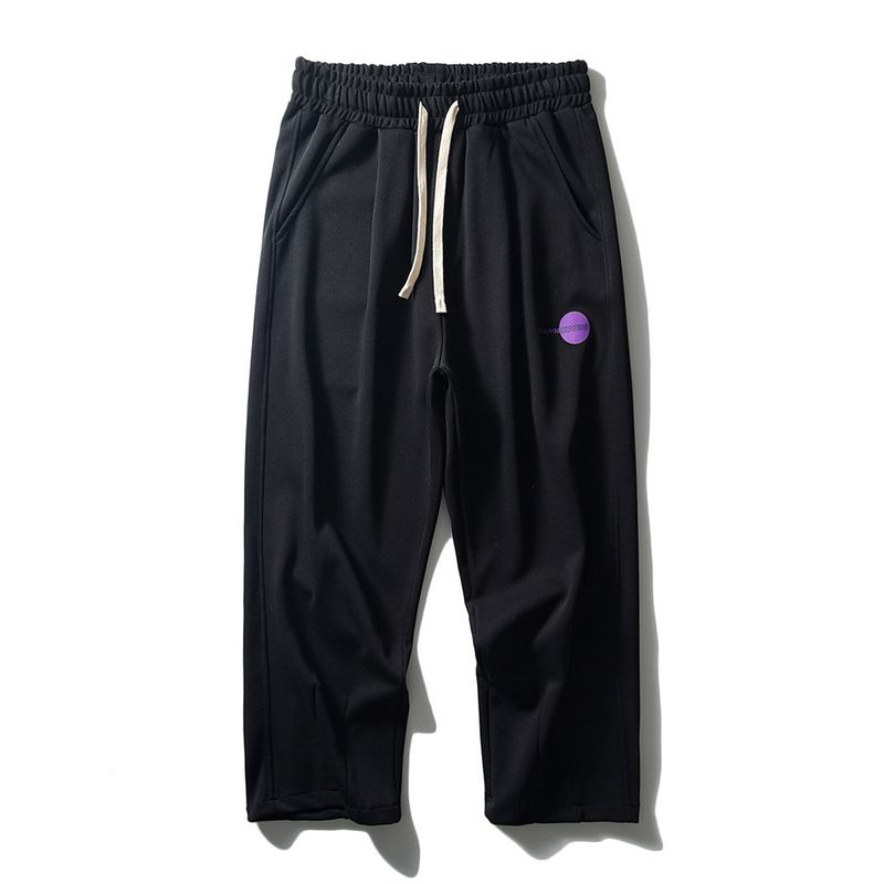 Japanese-Style Retro Cityboy Loose Loose Pants Men s Straight-leg Pants Export Men s Pants Knitting Harem Casual Trousers Black XL