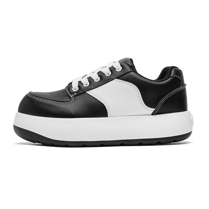 

[Прямые продажи с фабрики] Обувь мужская ins новая универсальная трендовая уродливая симпатичная обувь для хлеба спортивная платформа повседневная обувь для скейтбординга 39 чёрный