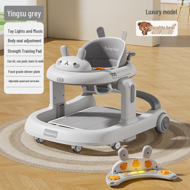 Babywalke Anti-O-Leg Baby Walker, Anti-Rollover, 6-18 Months Baby Push Assist