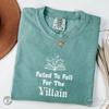 Bookish Villain T-Shirt, Dark Booktok Tee, Romantasy Gift, Dark Romance Reader TShirt, Fantasy Reading Wife Shirt for Women, Villain Lover