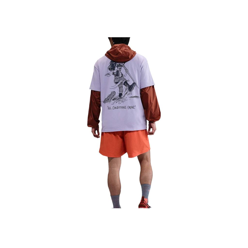 Nike ACG Comfortable Stylish Soft Versatile Short Sleeve T-Shirt Men Tops Purple HJ0801-515
