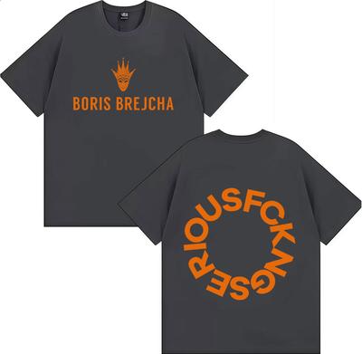Trendy Casual Boris Brejcha Dj Mask Tshirt Cool Short Mens Womens Harajuku High Quality Hiphop Oversized Music Mask Unisex Tops