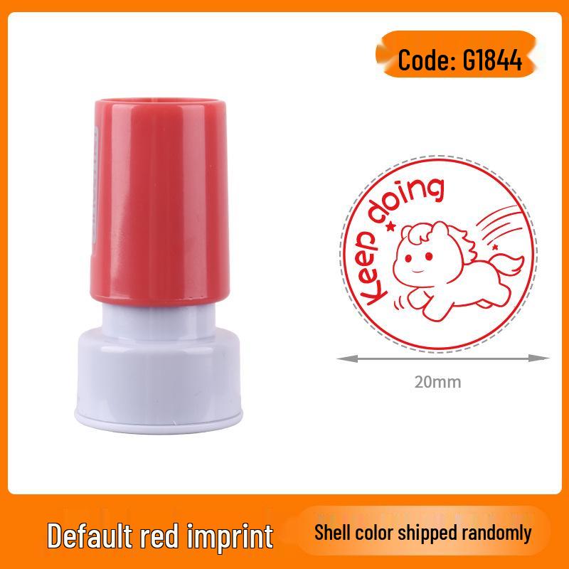 Year of the Horse Teacher s Comment Stamp - Excellent Grading Cartoon Pattern