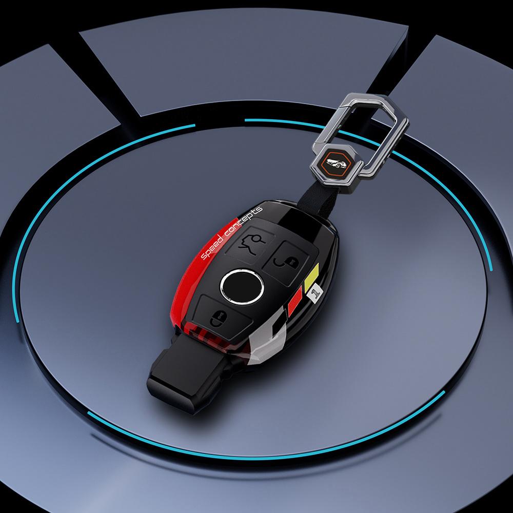 2 3 Buttons ABS Car Remote Key Case Cover for Mercedes Benz A B G R Class GLA GLK W176 W204 W251 W463 Shell Fob Accessories