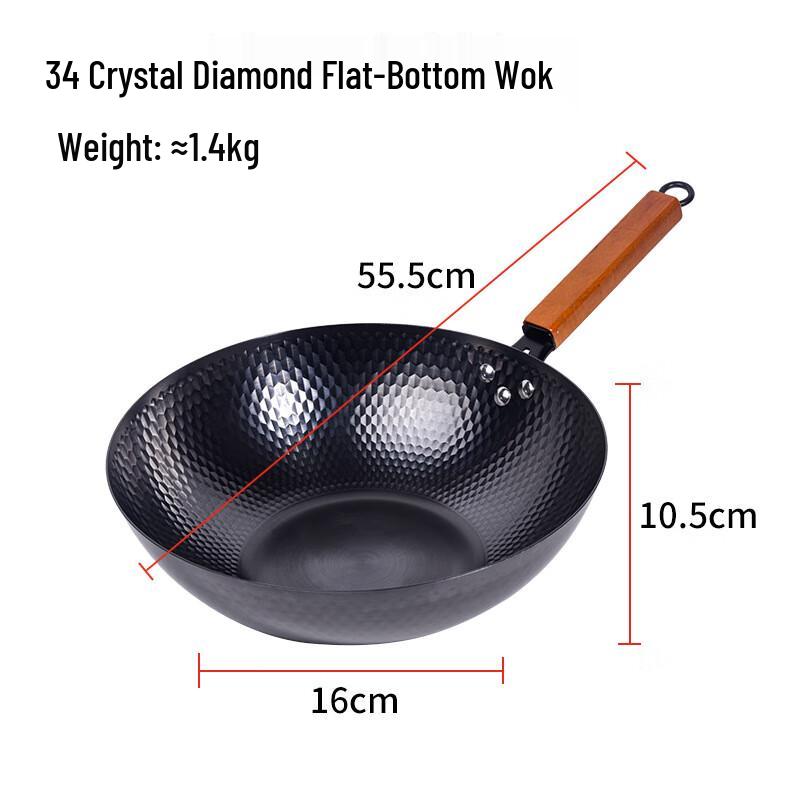 Kejiaxiang Jingzuan Nitrided Cast Iron Non-stick Frying Pan