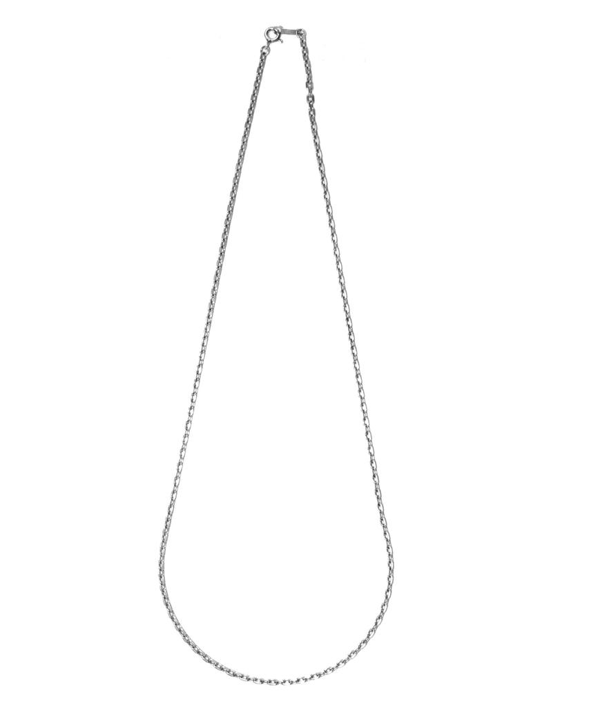 Medium Silver Chain Sterling Silver Direct Cut 50cm [Lion Heart] Necklace, Necklace, 0.2cm Width, 925, Men's (with Pouch), Sale, Azuki,