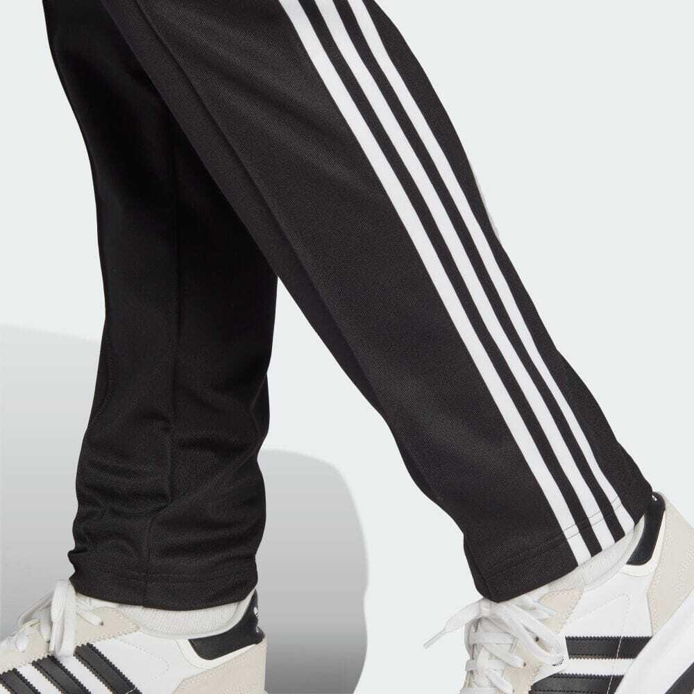 adidas Pantalones Deportivos de Punto con Estampado de Logotipo de Raya Lateral Beckenbauer para Hombre Parte Inferior Negro Clásico ll5764