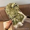 Lucky Clover Faux Cashmere Scarf Warm Winter Neckwear For Women