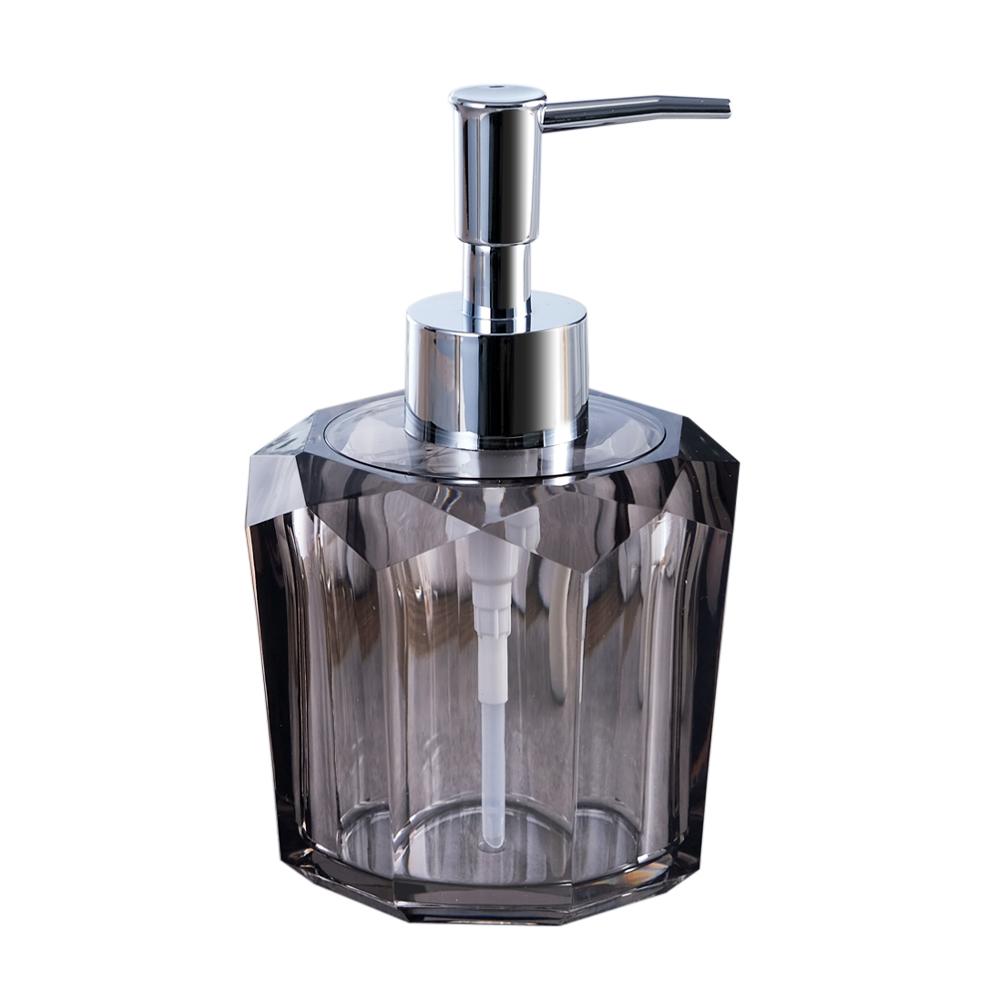 Sticlă cu pompă de înaltă calitate pentru hotel, 220 ml, sticlă de loțiune cu design de diamant, sticlă de uz casnic cu separare, accesorii pentru baie, dozator de săpun