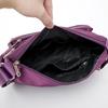 Damen Umhängetasche mit großem Fassungsvermögen Nylon-Canvas-Tasche Wasserdicht und verschleißfest Mehrere Taschen für Pendler, Freizeit, Outdoor Crossbody-Tasche
