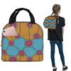 Sac à lunch isotherme Ankara Wax Hollandais Motif Africain pour Femmes Enfants Boîtes Alimentaires Portables Boîte à lunch thermique Sac fourre-tout