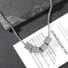 Titanium Steel Minimalist Men's Necklace with Cube Pendant - Trendy Clavicle Chain Accessory