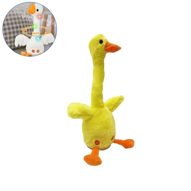 Adorable Talking Duck Plush Toy Funny Talking Neck Duck Gift For Christmas Celebration