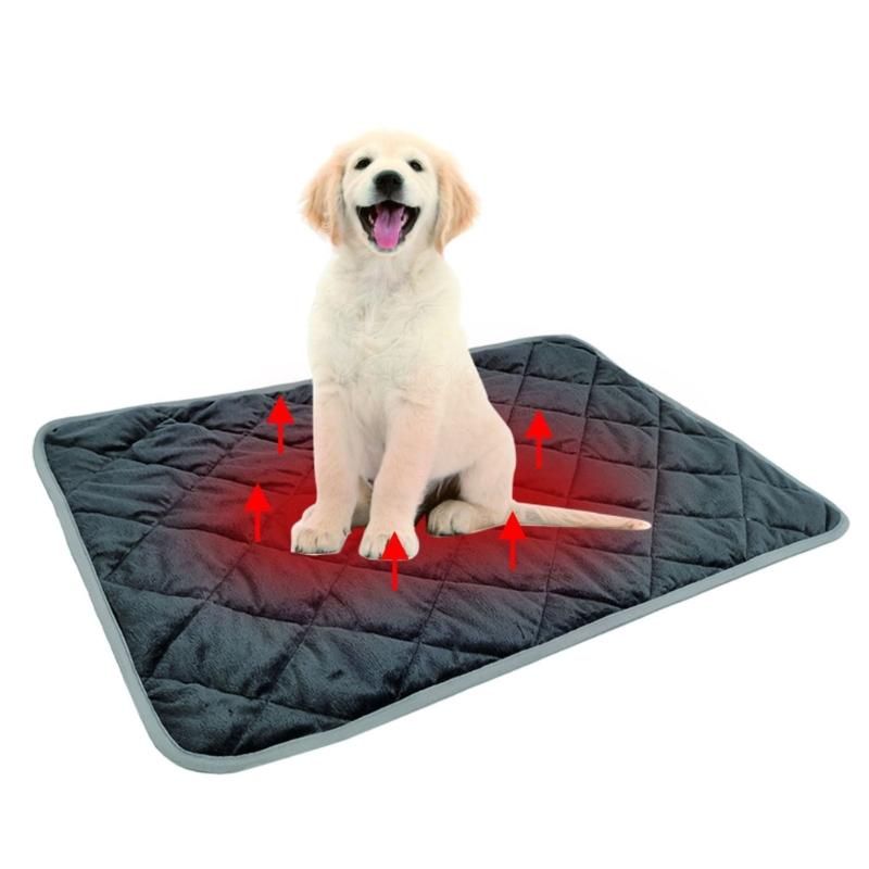 Self Heating Bed Pet Pad for Large Small Dogs Chew Resistant Dogs Sleeping Mats