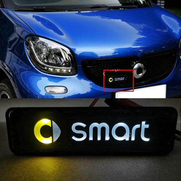 

Эмблема на капот, передняя решетка радиатора, светодиодная лампа для Fortwo, FORSPEED, FORFOUR, ROADSTER, FORSTARS