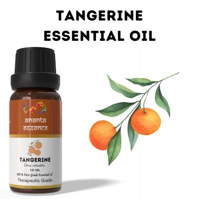 Ananta Tangerine Essential Oil 10 Ml | Sweet Citrus Aromatic Oil | Diffuser & Home Fragrance Use