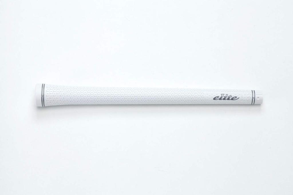 Elitegrips Golf Grips TD50 SOFT Silver No Backline 7-piece Set, White,