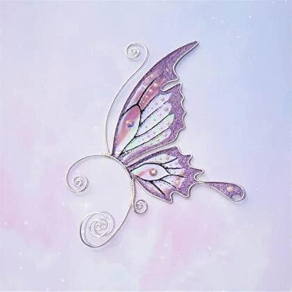 Šperky ve stylu pohádkových křídel Motýlí návlek do uší Dragus Náušnice Tragus Elf Wings Náušnice
