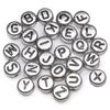 50Pcs Acrylic English Letter Beads For DIY Necklace Bracelet Earrings Jewelry Making Craft Accessories