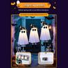 Lighted Specter Hanging Decoration Glowing Specter Hanging Ornament with LED Light For Porch Yard Indoor and Outdoor
