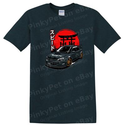 Speed Car Graphic T Shirt Japanese Style Race Tee Vintage Automotive Art