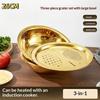 3-In-1 Stainless Steel Kitchen Set, Equipped With Built-in Grinding, Multifunctional Filter, And Mixing Bowl
