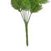 2 Bouquets Artificial Plant 7-pronged Easy To Care Plastic Fake Cedar Branches with Simulation Pine Cones for Home