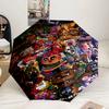 Fnaf Character Collage Umbrella 8-Frame for Travel, Camping, Casual Lightweight Portable Umbrella, Essential for Every Family Holidays Gift