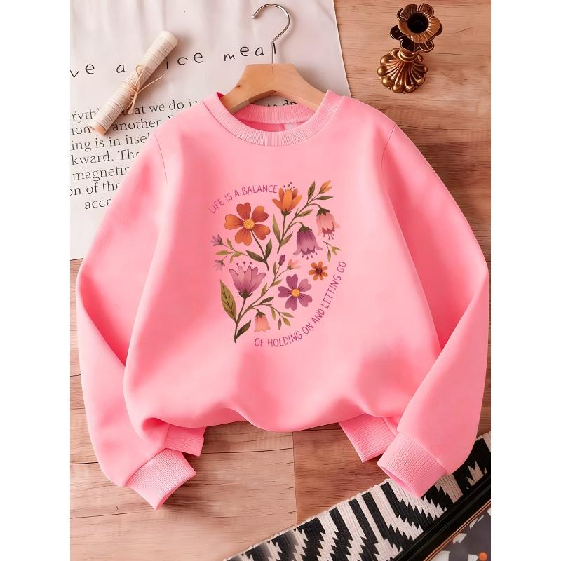 Kids Sweatshirt ,Fashion Pattern Tops, Thin And Versatile Comfortable Round Neck Hoodie in Spring And Autumn, Suitable for Outdoor Wear