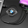MQRE3 80% New Car Interior Phone Data Cable 3 In 1 Retractable Charging Wire For BMW G30 G32 G01 G02 G05 G06 G07 G26 G23 G22 F40 F20