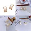 Alloy Feminine Ear Studs For Women With Geometric Circle Design And Fashion