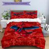 3pcs Spiderman Comic Adventure Marvel Bedding,Quilt Set Quilt Cover Pillowcase Home Birthday Gift (1 * Duvet Cover + 2 * Pillowcase) S0731135