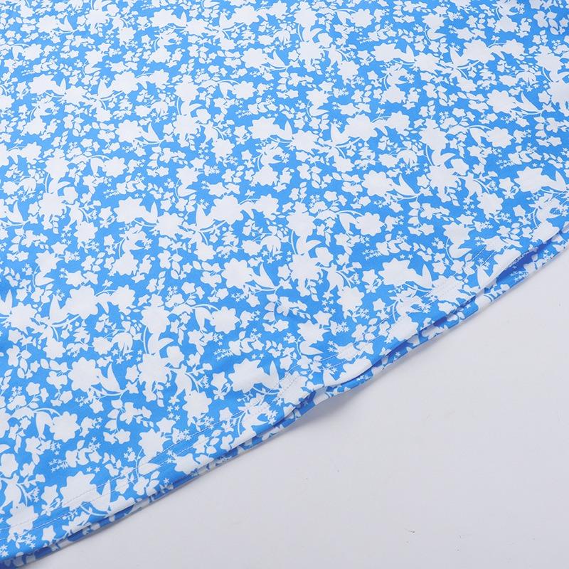 Fall Fashion Style Elegant Slim Halter Strap Floral Print Dress