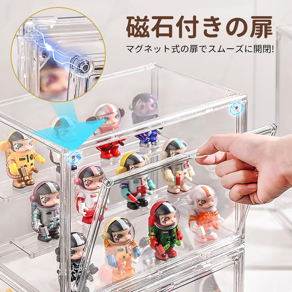 GOSO Figure Case Collection Case with Removable Figure Collection Model Showcase Dustproof Display Figure Display Display Birthday 271822cm
