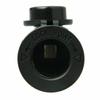 Black Plastic Power Socket 12V 24V for Car Boat Motorcycle Dashboard