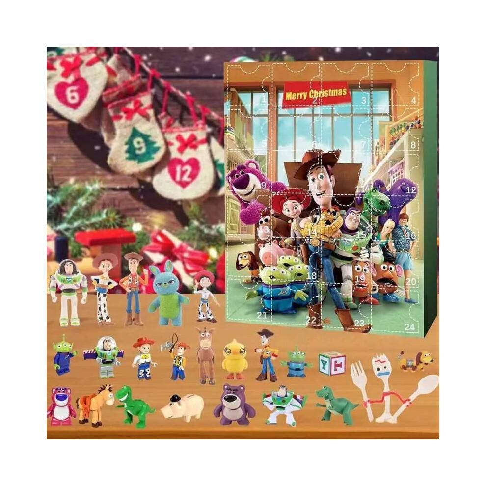 Christmas Story Toy Advent Countdown Calendar 24 Days Xmas Blind Toys Box Gift