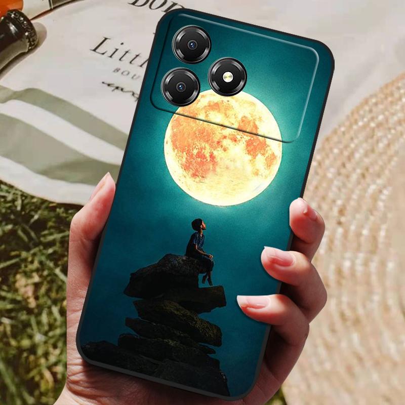 For ZTE Blade A36 4G Case Cover Funda Luxury TPU Shockproof Cartoon Silicone Phone Cover For ZTE Blade A36 A 36 Z2472 Coque
