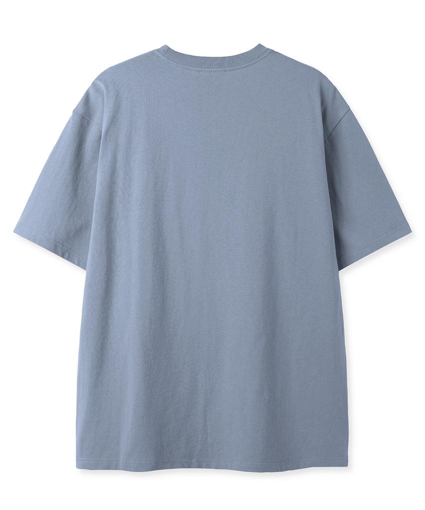 Opeunyadeu(Owai) Logo Dolly Tee - Blue Gray