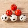 5Pieces Football Pendants Jewelry Making Part Fashion Accessory Perfect for Unique Jewelry Making and Craft Accessories