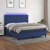 VidaXL Slat Bed Base with Mattress and LED, Upholstered Bed, Double Bed, Adult Bed for Interior Bedroom, 3134971