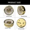 62KD Simple Installation Quartzs Alarm Clock Insert 3.5Inch Roman Numerals Insert